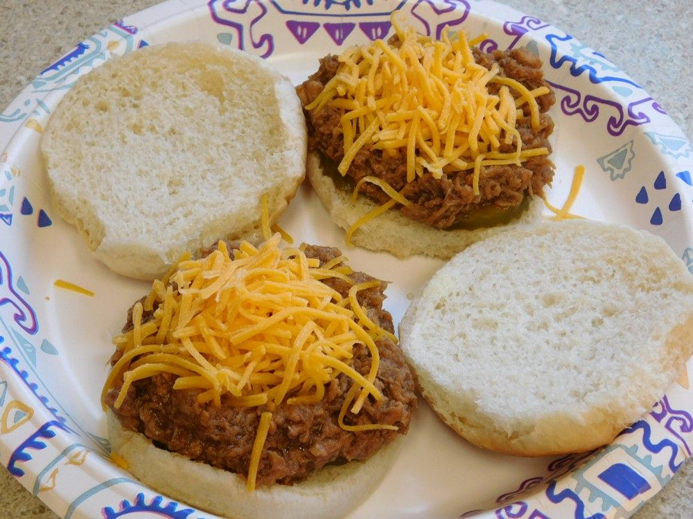 Canned BBQ Pulled Pork Sandwich