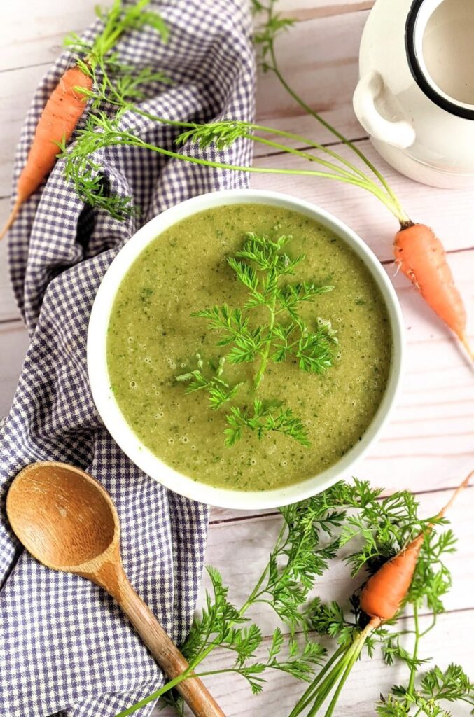 Carrot Top Soup Recipe (Vegetarian, Gluten Free)