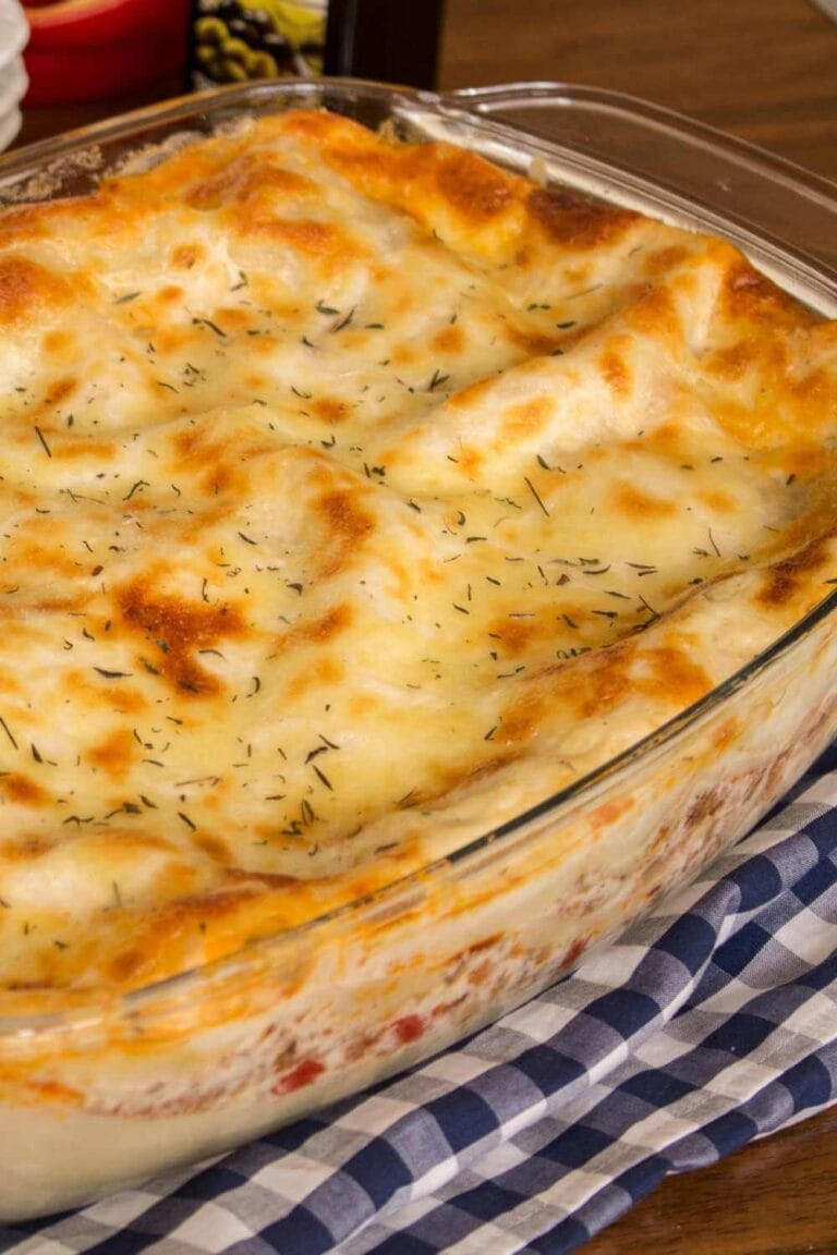 Pioneer Woman Vegetable Lasagna With White Sauce Table for Seven