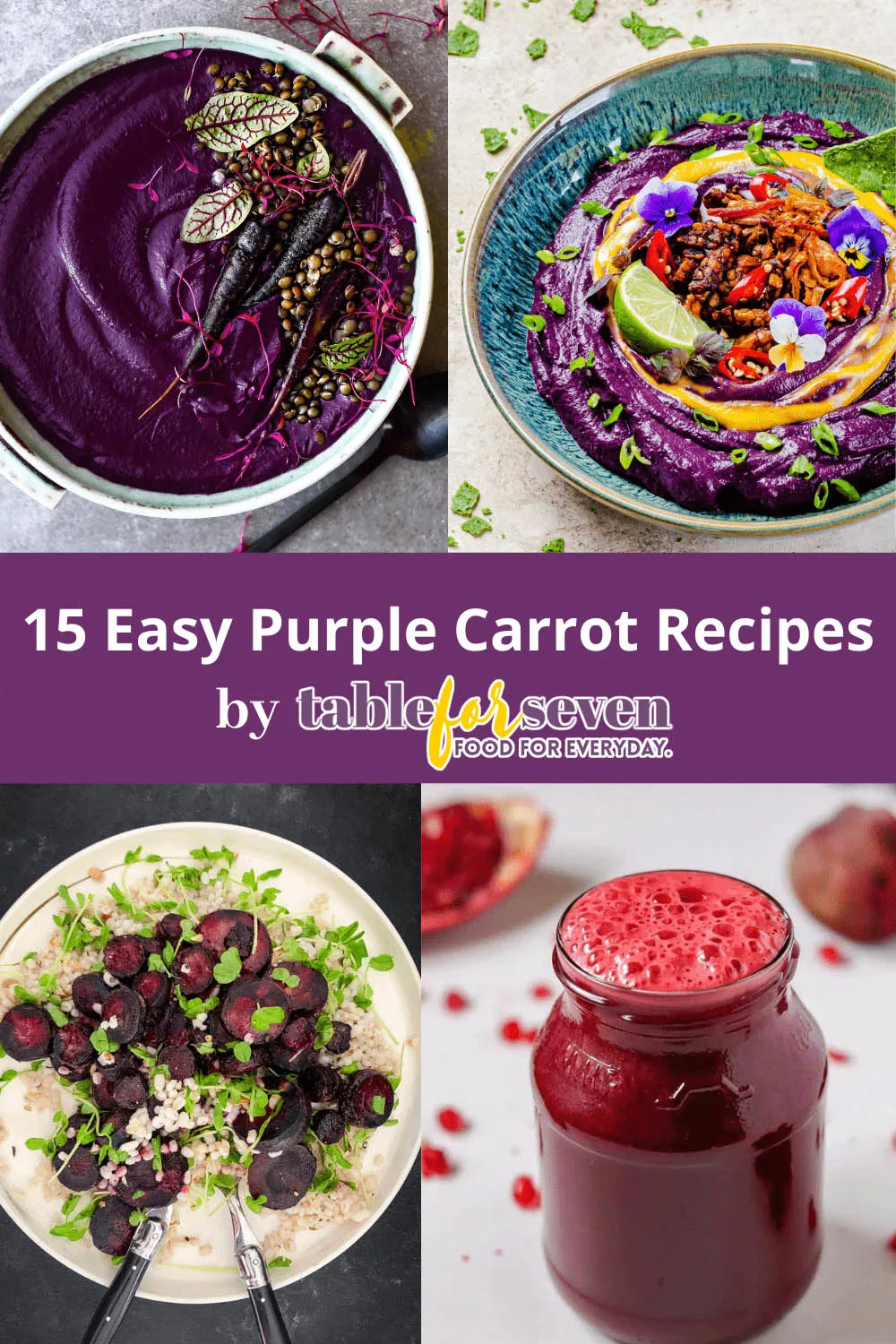 15 Easy Purple Carrot Recipes