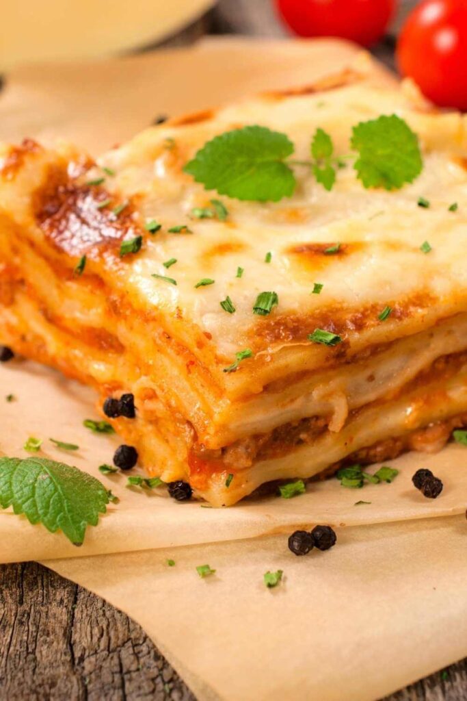 Frozen Vegetable Lasagna With White Sauce