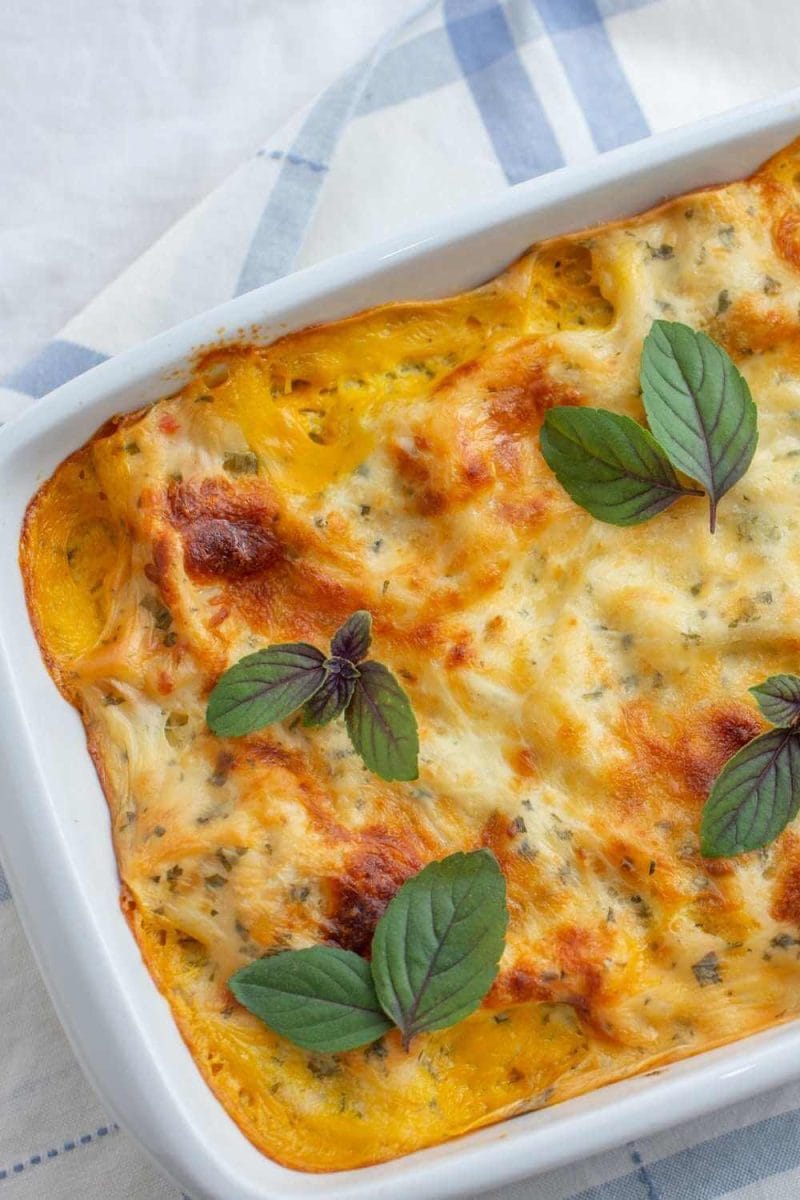 Pioneer Woman Vegetable Lasagna With White Sauce Table for Seven