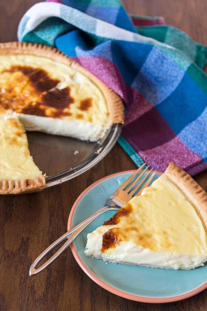 Pioneer Woman Egg Custard Pie Table for Seven