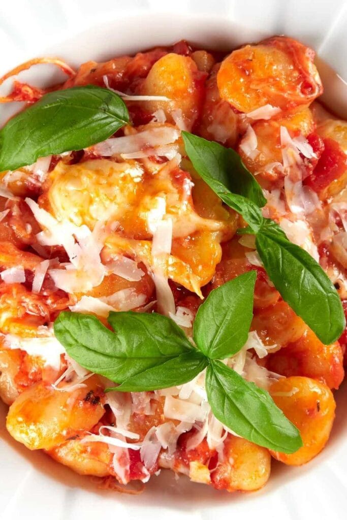 One-pan Cheesy Sausage Gnocchi