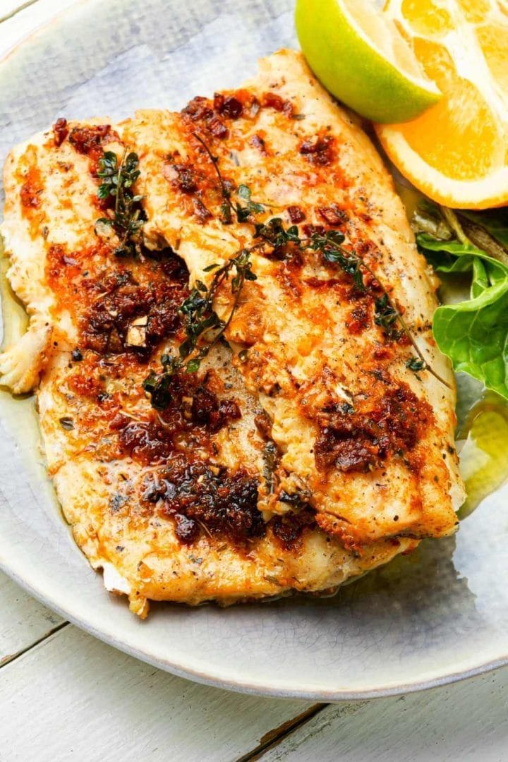 Oven Roasted Halibut Jamie Oliver Table for Seven