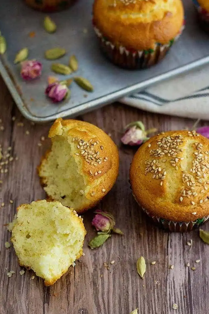 Persian Cardamom Muffins