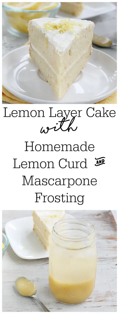 Lemon Layer Cake pin image