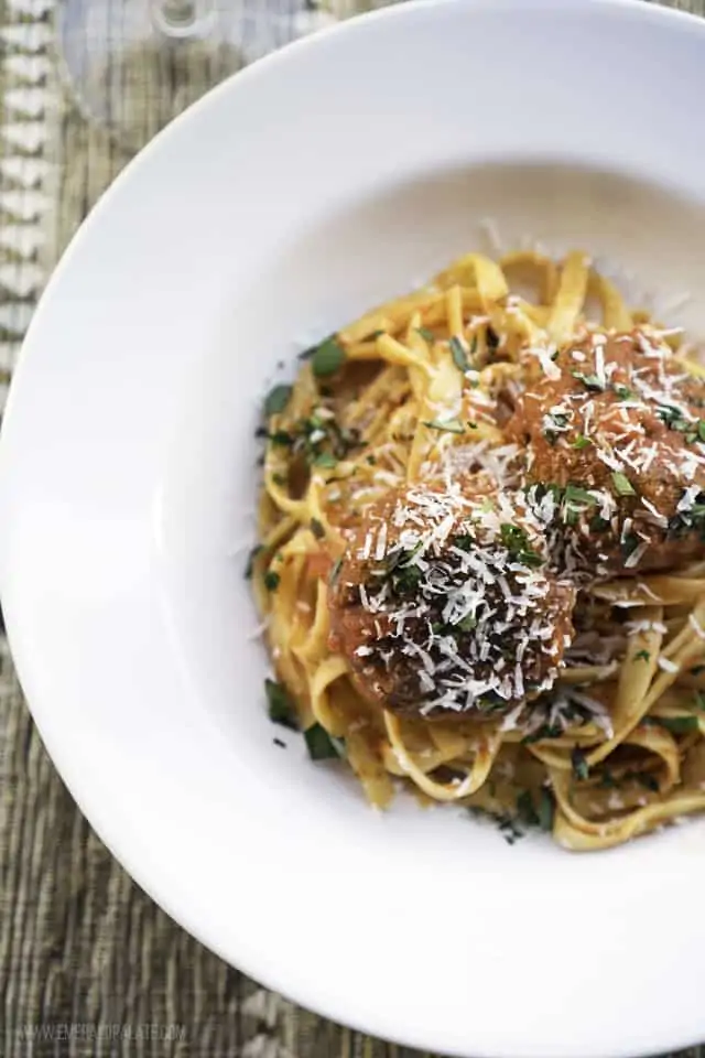 Romanesco Pasta Recipe Featuring Romanesco and Lentil Meatballs