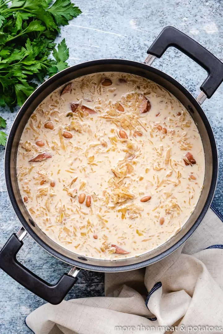 Sausage and Sauerkraut Soup