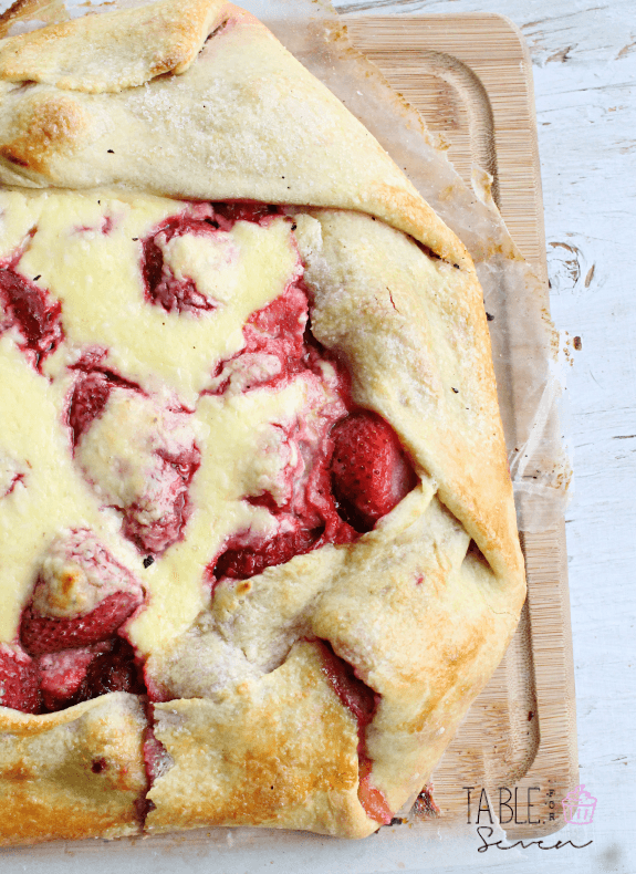 Strawberry Cream Cheese Galette