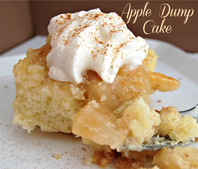 Apple Dump Cake from Table for Seven
