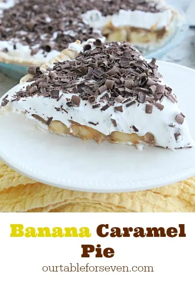 Banana Caramel Pie pin image