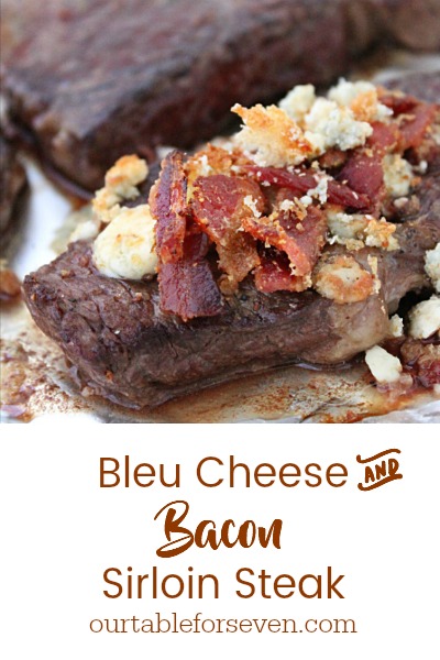 Bleu Cheese and Bacon Sirloin Steak Pin image