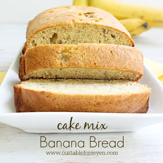 Cake Mix Banana Bread