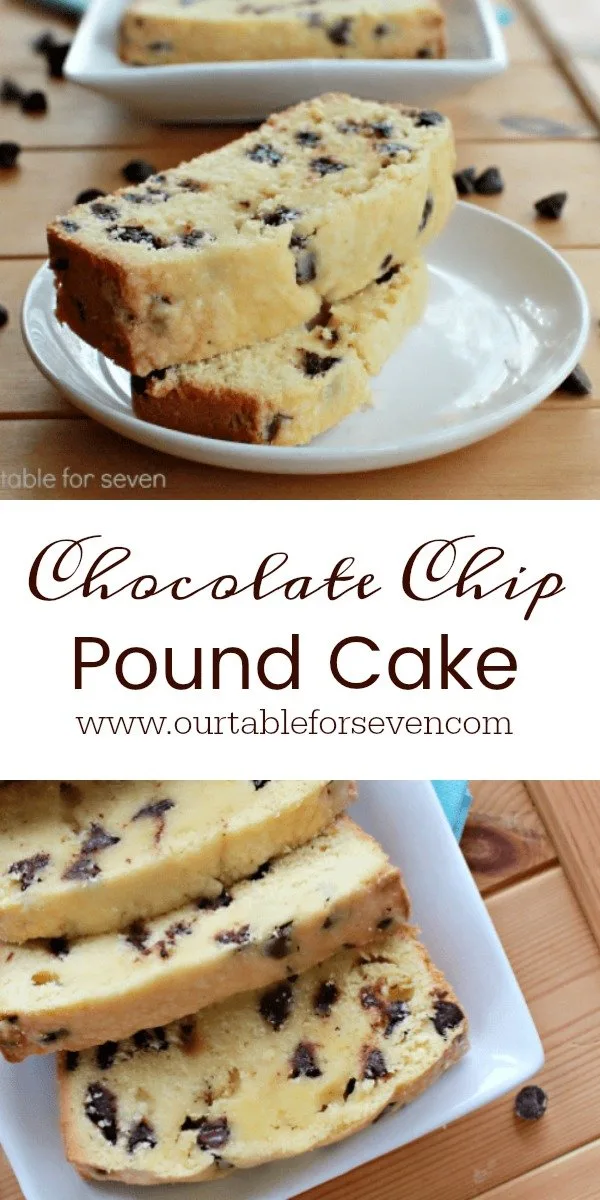 Chocolate Chip Pound Cake pin image