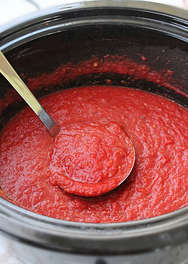 Making of Crock Pot Spaghetti Sauce