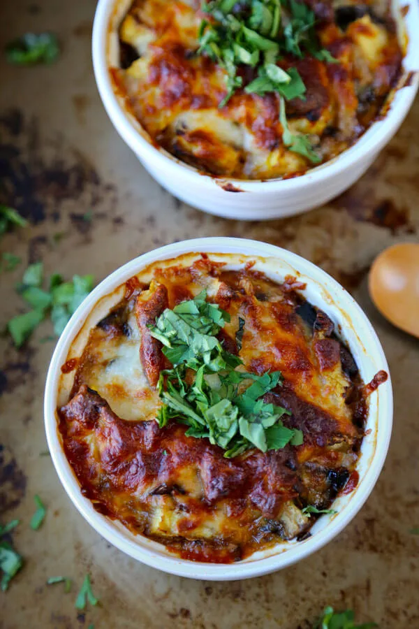 Eggplant and Kabocha Miso Gratin