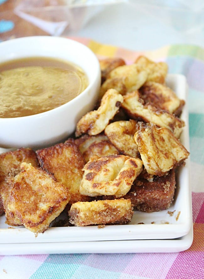 French Toast Bites with Maple Butter Dipping Sauce