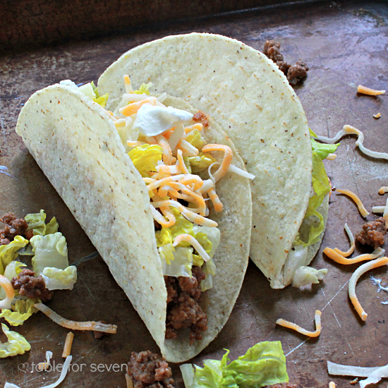 Ground Beef (or Turkey) Taco Meat served