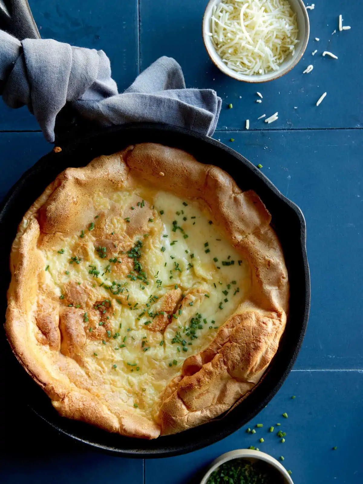 Herb and Cheese Dutch Baby