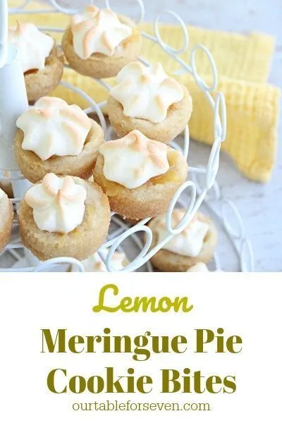Lemon Meringue Pie Cookie Bites pin