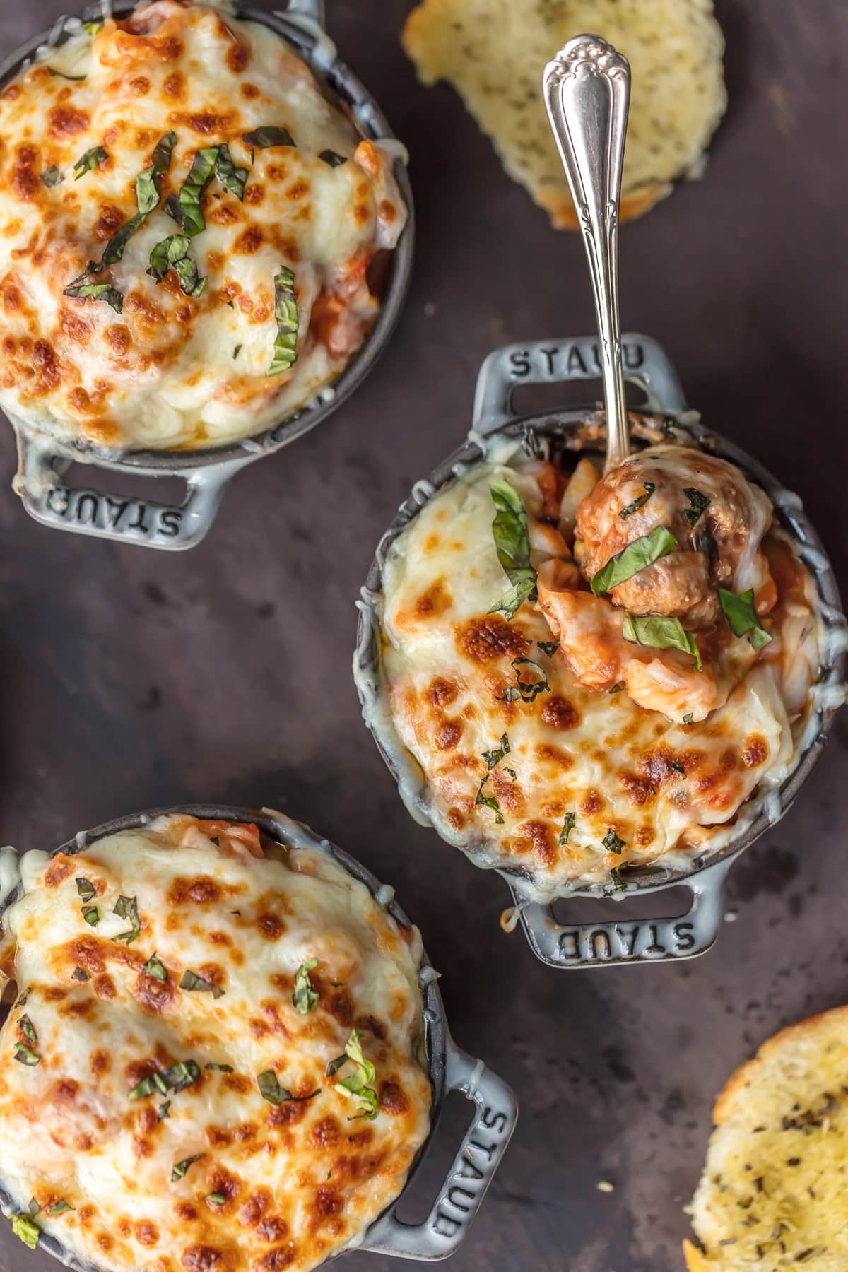 Cheesy Parmesan Meatball Soup