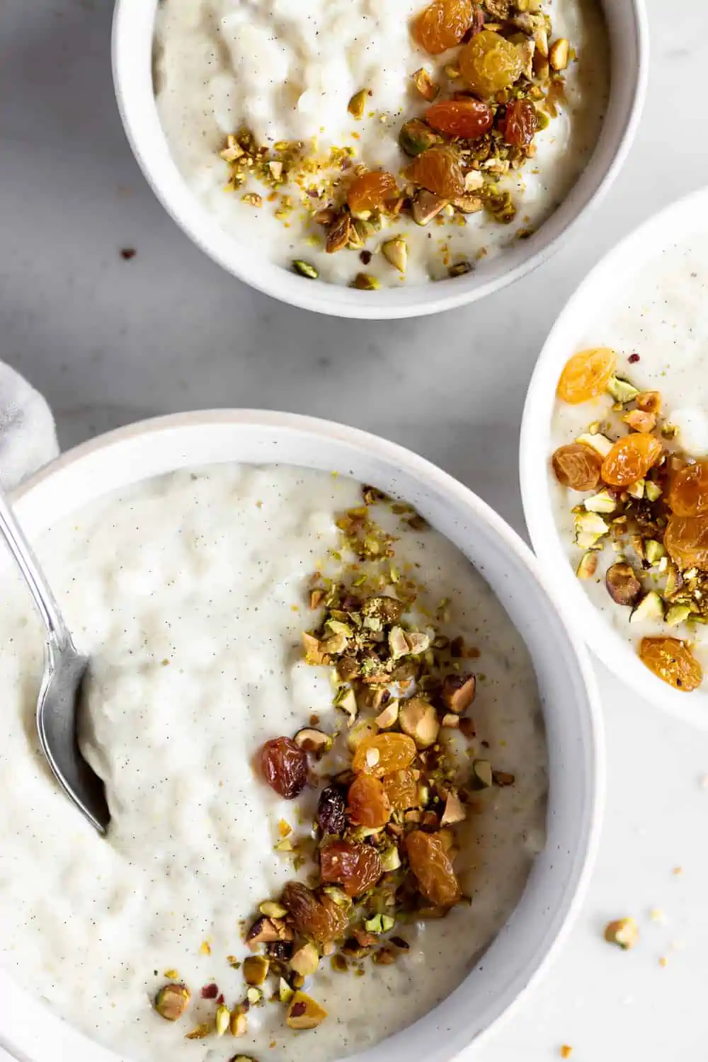 Stovetop Rice Pudding with Cardamom and Vanilla