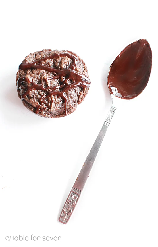 Two Ingredient Muffins with spoon
