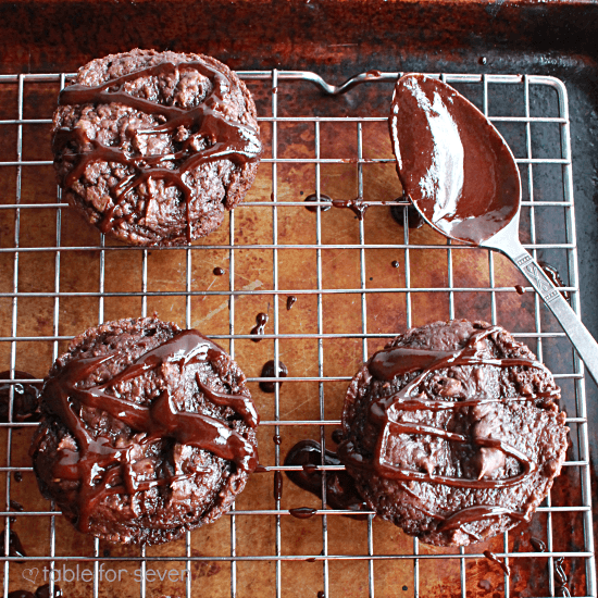 Two Ingredient Muffins on tray