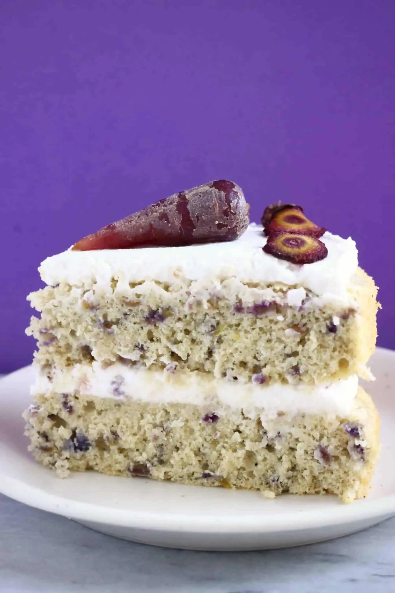 Gluten-Free Vegan Purple Carrot Cake