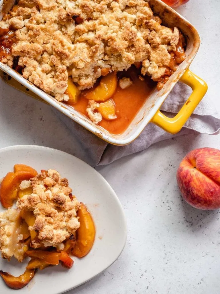 Ina Garten's Peach Cobbler