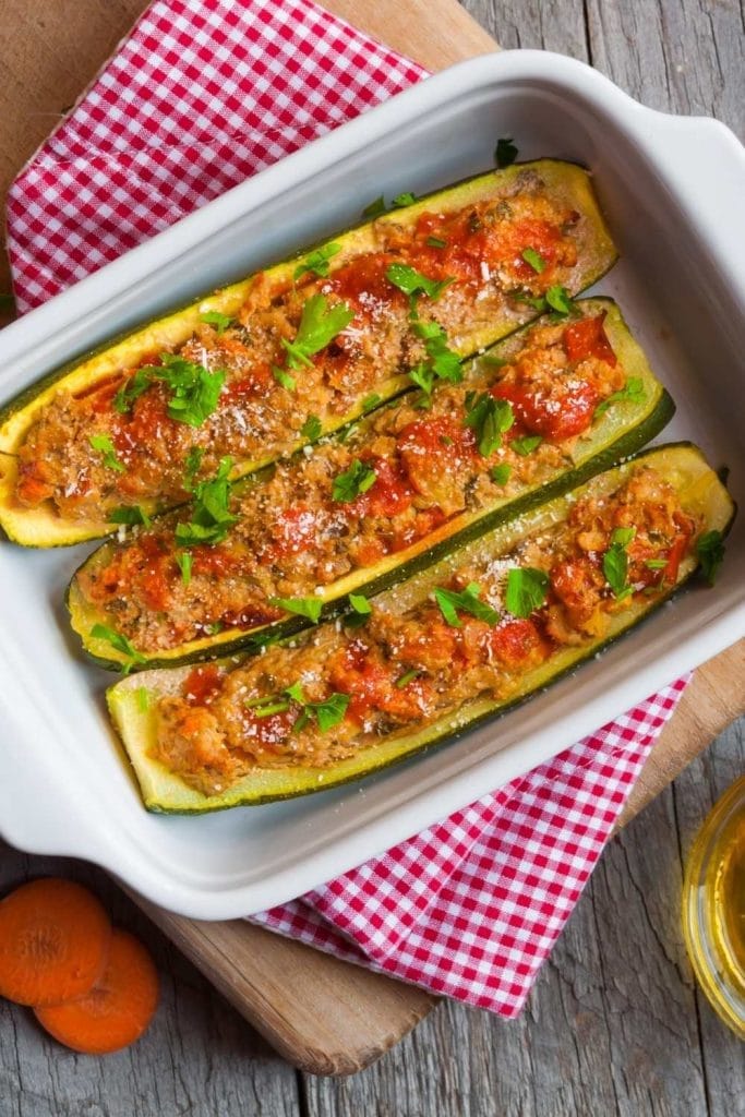 Ina Garten Stuffed Zucchini
