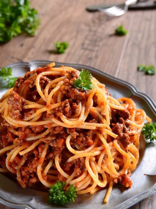 Jamie Oliver Spaghetti Bolognese Table for Seven