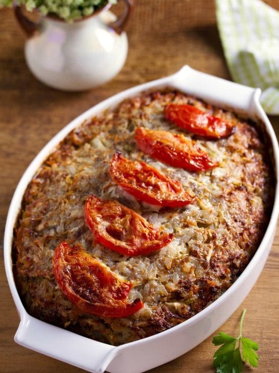Pioneer Woman's Cabbage Casserole Table for Seven