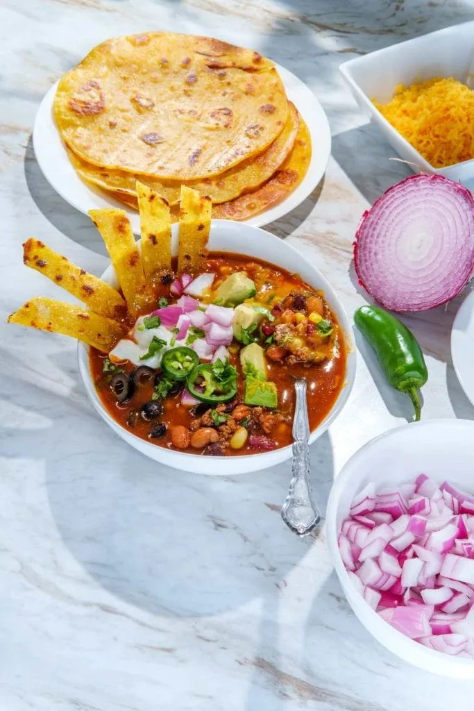 Paula Deen Taco Soup