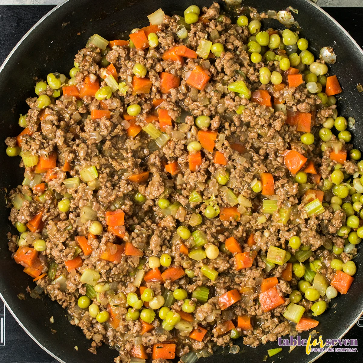 Stir in the peas