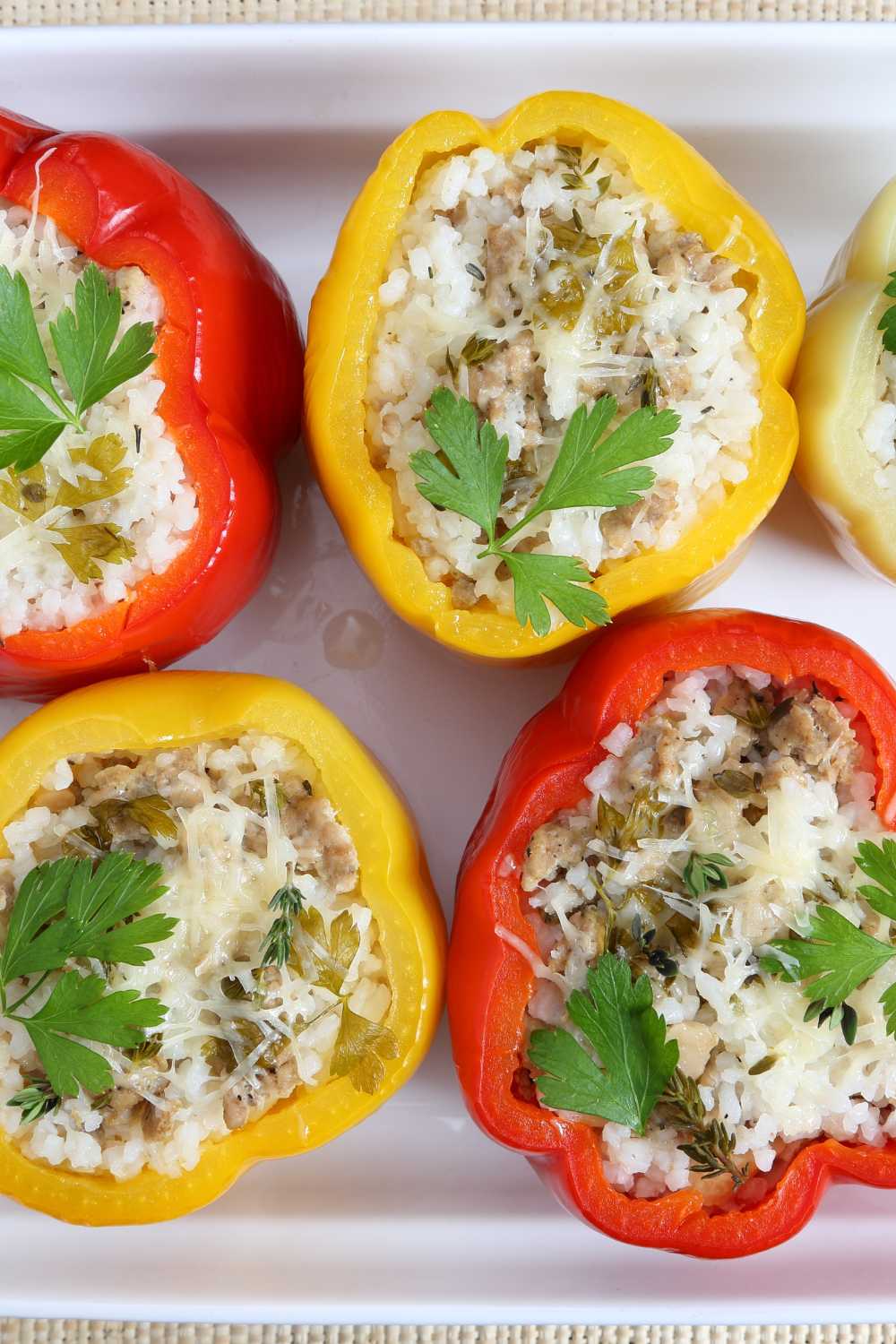 Seafood Stuffed Bell Peppers