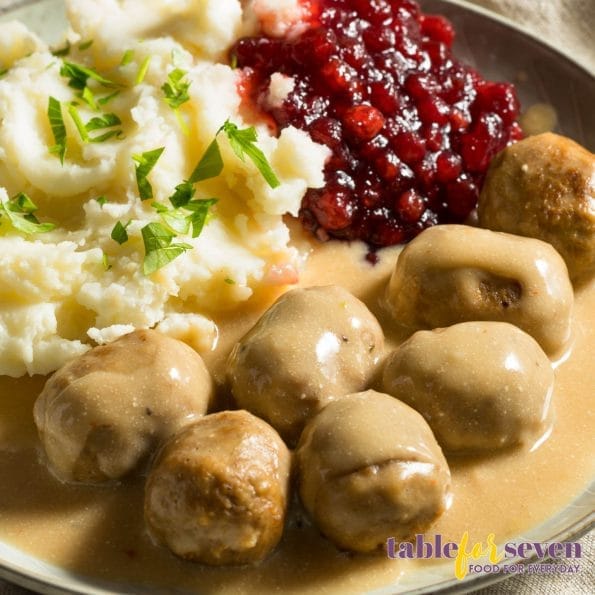 Pioneer Woman Swedish Meatballs Table for Seven