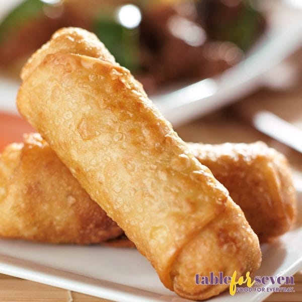 Peach Cobbler Egg Rolls