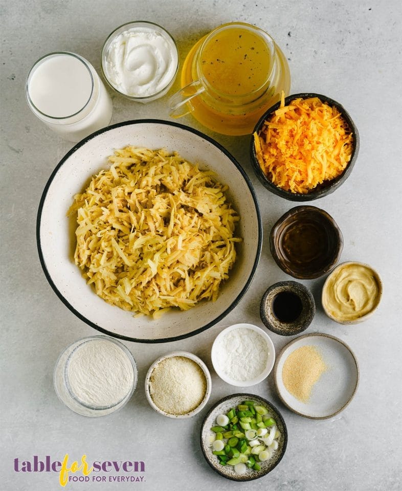 Pioneer Woman's Hash Brown Casserole Table for Seven
