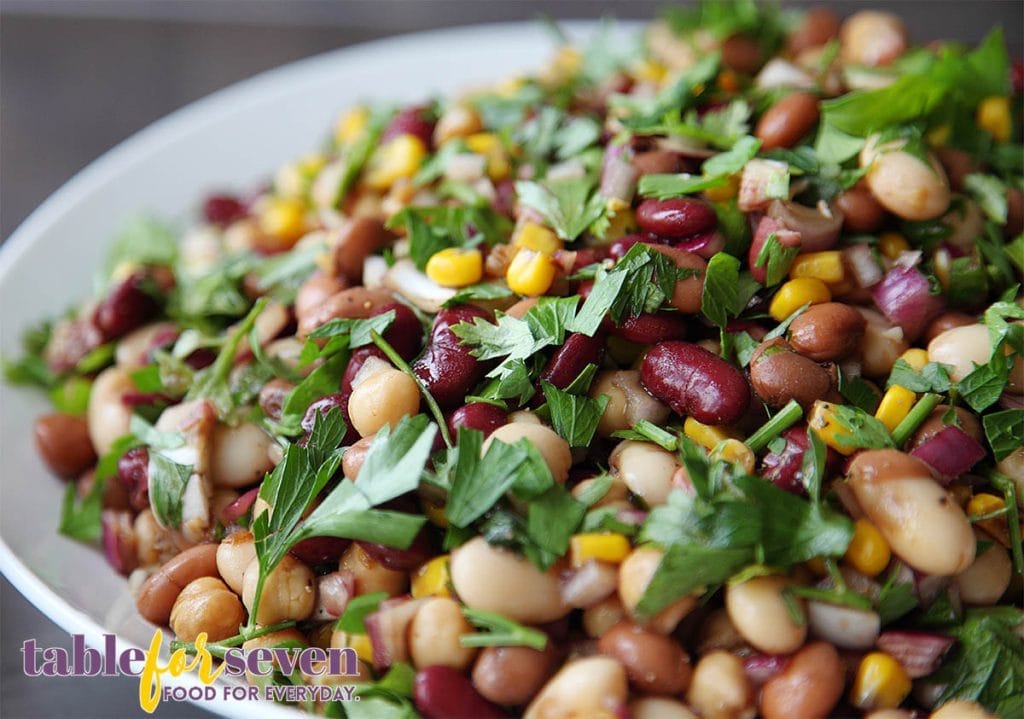 Ina Garten Three Bean Salad Table for Seven