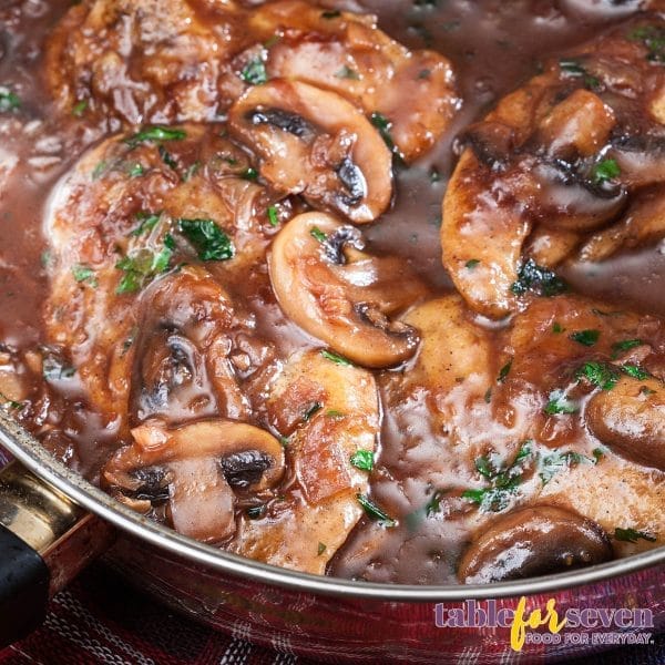 Carrabbas Chicken Marsala Recipe Table for Seven