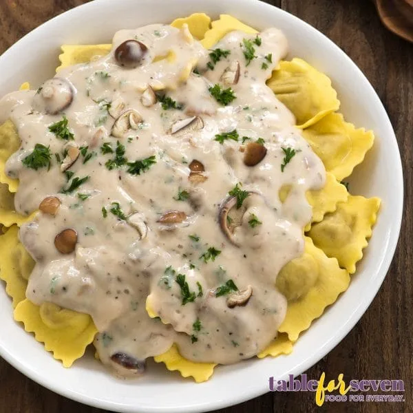 Best mushroom ravioli sauce