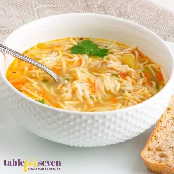 Lipton Chicken Noodle Soup Recipe Table for Seven