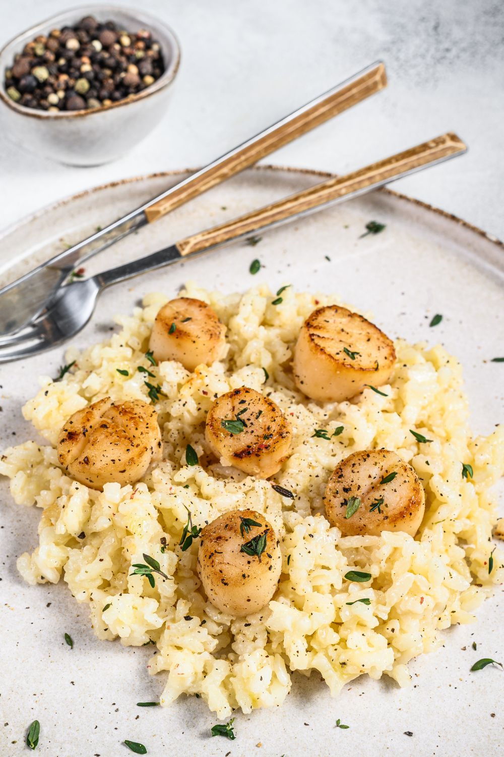 Gordon Ramsay Scallop Risotto Table for Seven