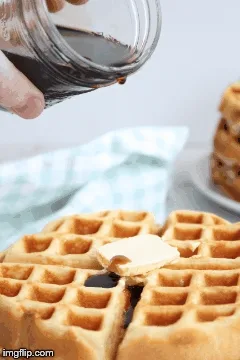 Greek Yogurt Waffles animation