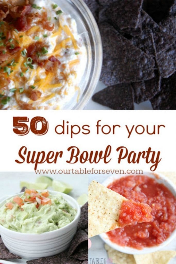 50 dips for your super bowl party