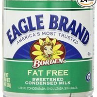 Eagle Brand Fat Free Sweetened Condensed Milk, 14 Ounce (Pack of 24)