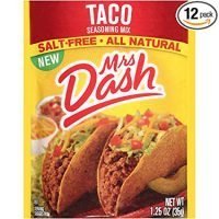 Mrs. Dash Seasoning Mix, Taco, 1.25 Ounce (Pack of 12)