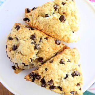 Air Fryer Chocolate Chip Scones